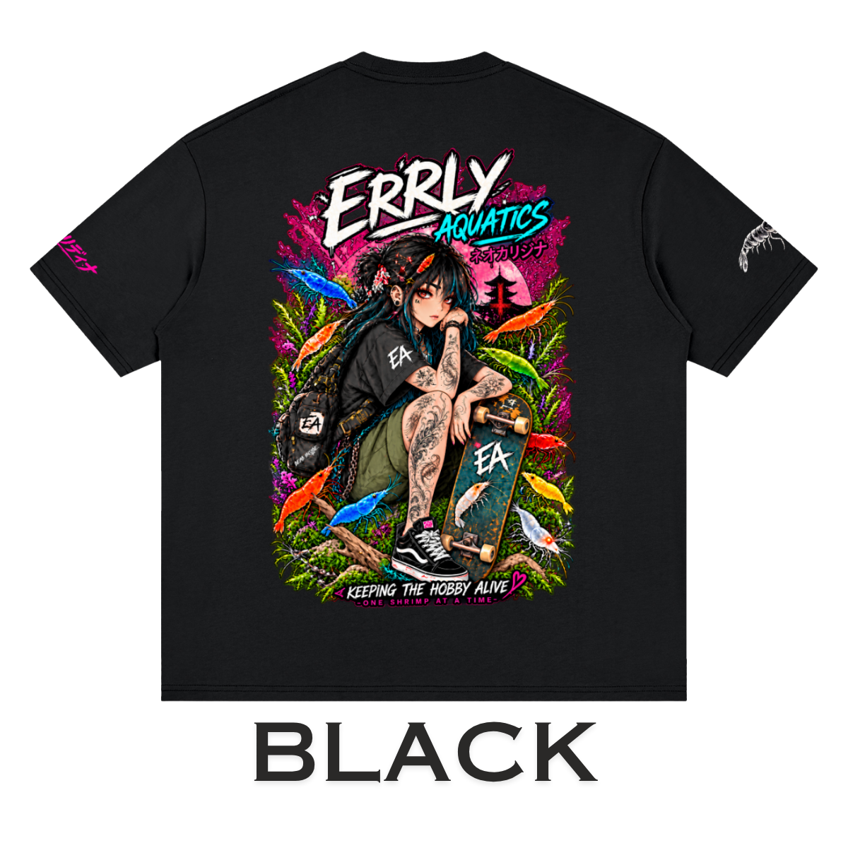 Errly Aquatics Skater Girl Inspired T-Shirt