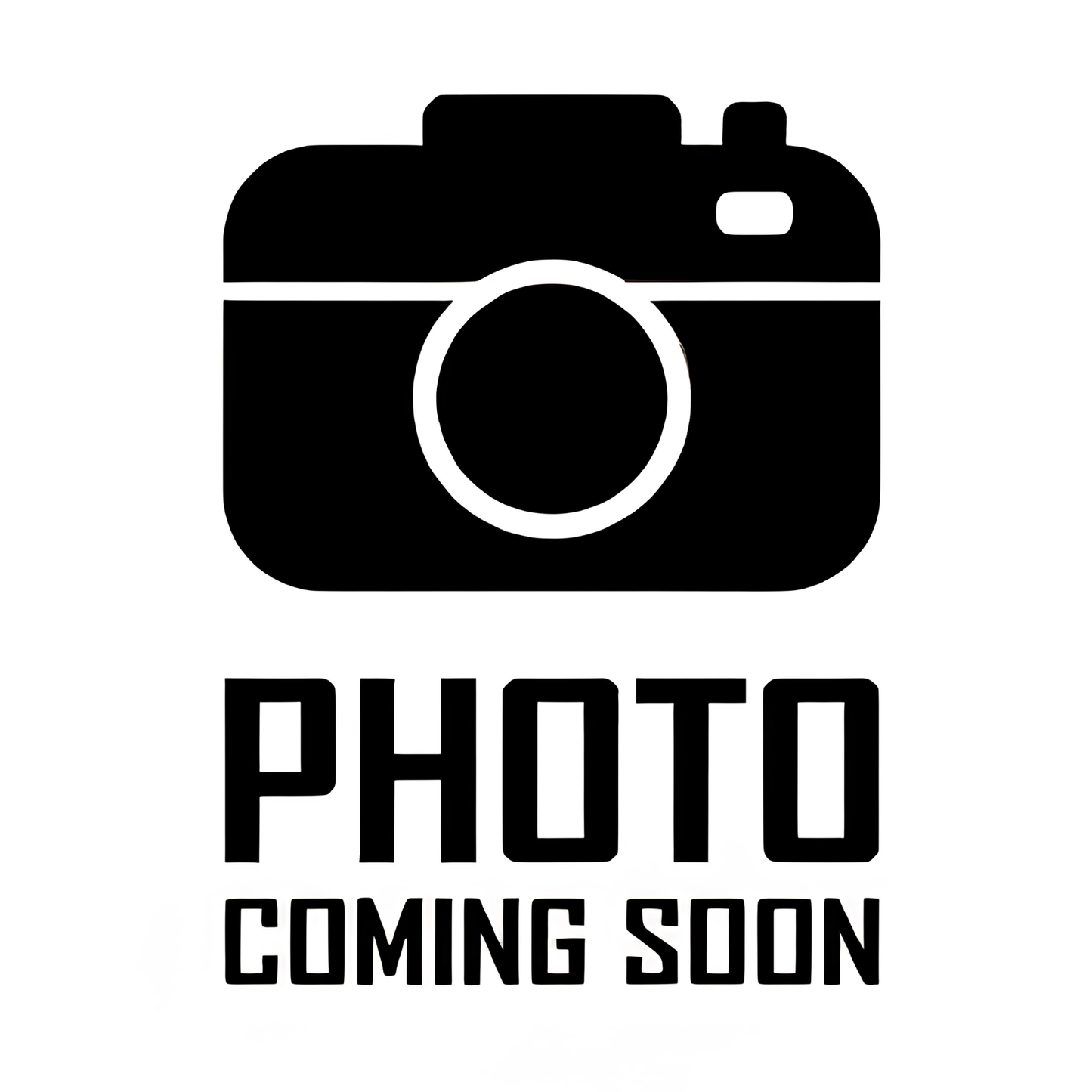 Placeholder image with camera icon and 'Photo Coming Soon' text on a white background